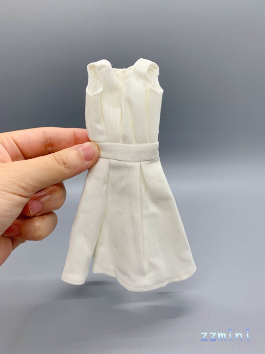 Fashion Doll Dress White Little Classical Evening Dress Clothes for 11.5" Doll