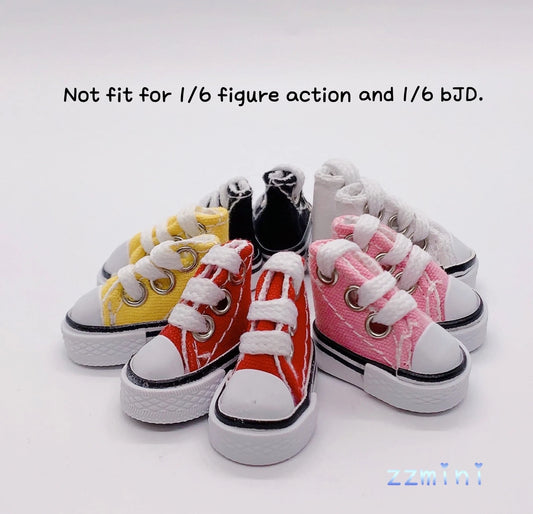 Fashion Doll Sneakers, Doll High Tops, Fashion Doll Accessories Blythe | FR Poppy | Vintage | Flat feet | MTM