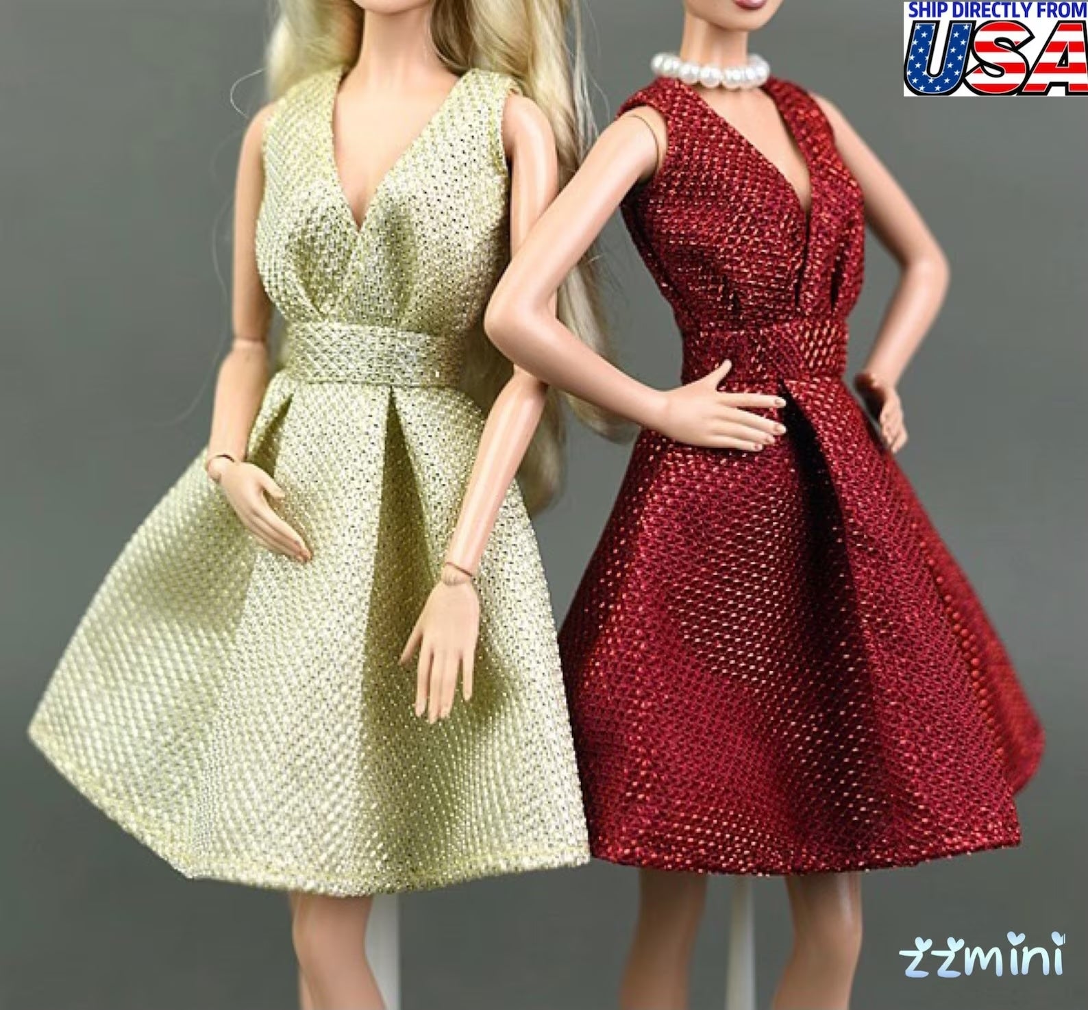 Fashion Doll Dress Classical Evening Dress Clothes for 11.5" Doll