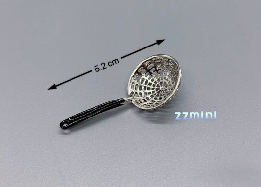 Dollhouse Miniature Spider Strainer Colander Cooking Utensils Kitchen Supply For Real Mini Cooking