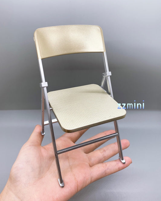 1/6 Gold Folding Chair For Phicen 12"/30cm Figure Action Furniture Model Hot Toys Dec