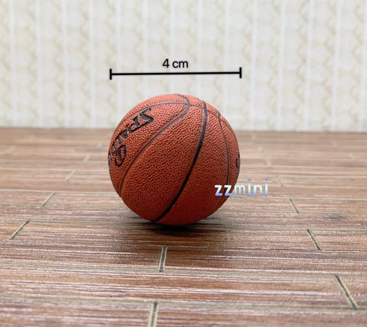 Dollhouse Miniature Maestro Mini Magnet Basketball Model Simulation Action Figure Toy Decoration Gift