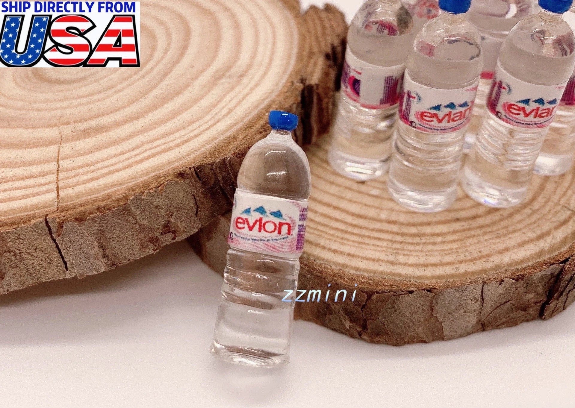 10pcs Miniature Dollhouse Bottle Spring Water Drinking Toys Accessory